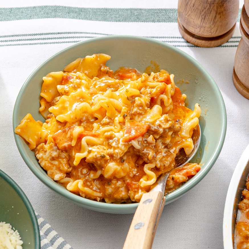 Cheesy Meat Lovers Lasagna