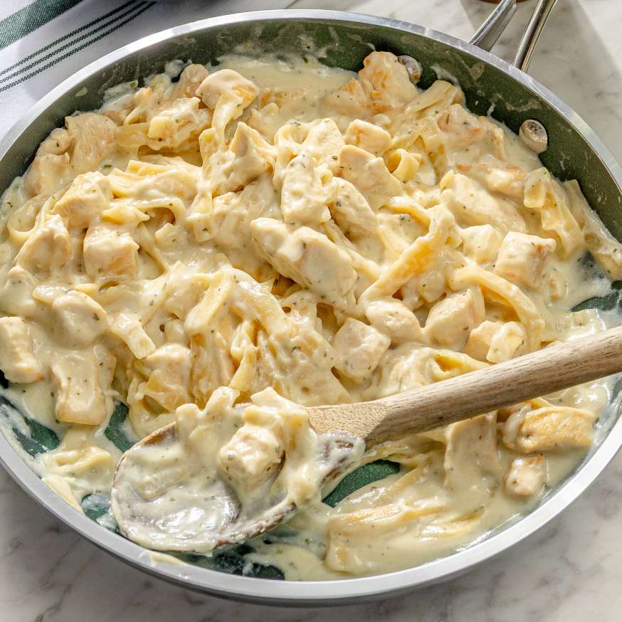 Vegetable Fettuccine Alfredo
